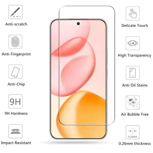 6in1 For Honor 400 Tempered Glass Screen Glass Honor 400 Screen Protector HD Protective Phone Lens Film Honor 400