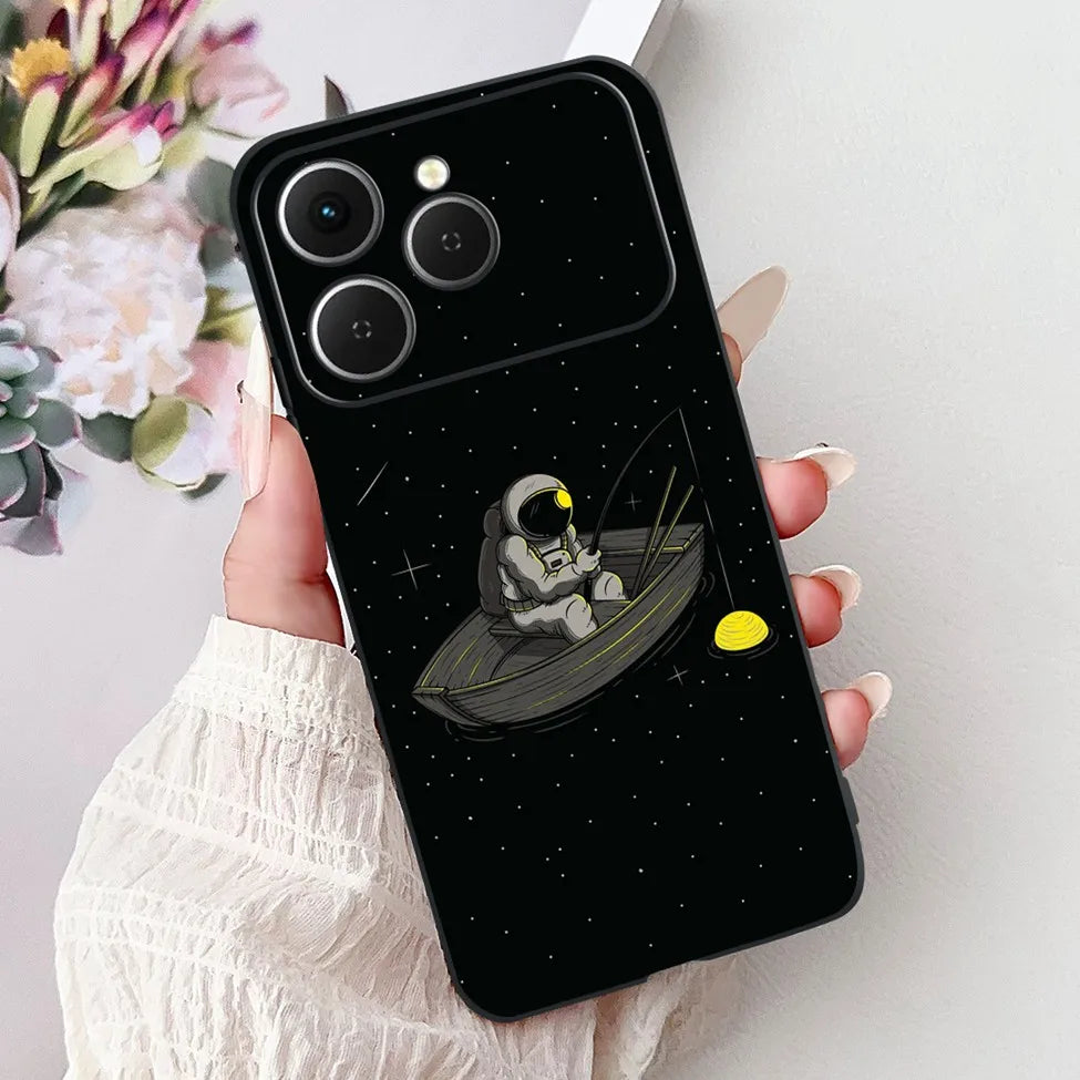 For Tecno Spark 40 Cover Case Luxury Fashion Butterfly Love Cute Cool Painted Back Cover For Techno Spark 40 Phone Case Silicone