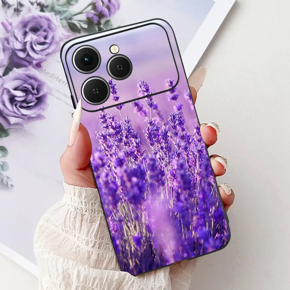 For Tecno Spark 40 Cover Case Luxury Fashion Butterfly Love Cute Cool Painted Back Cover For Techno Spark 40 Phone Case Silicone