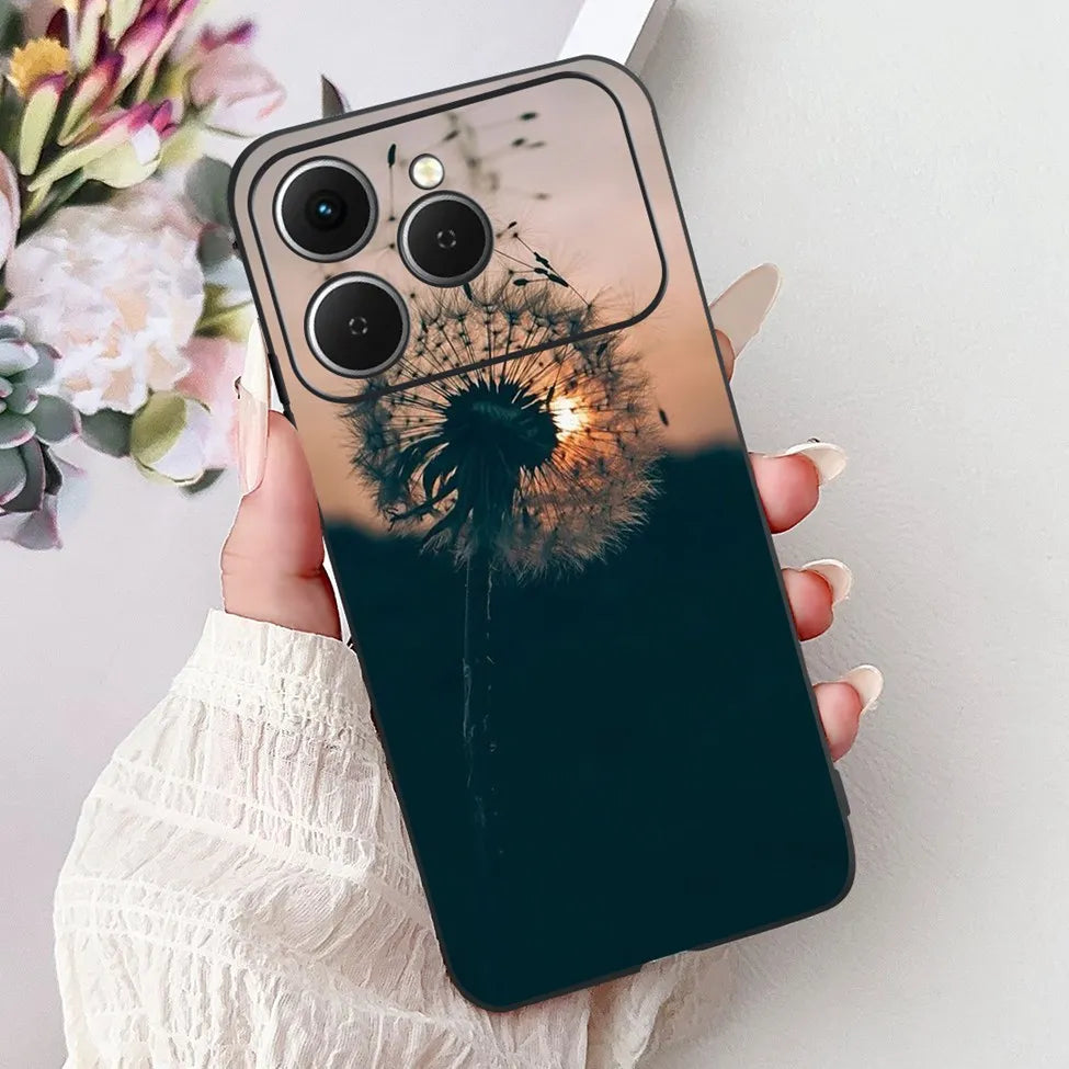 For Tecno Spark 40 Cover Case Luxury Fashion Butterfly Love Cute Cool Painted Back Cover For Techno Spark 40 Phone Case Silicone