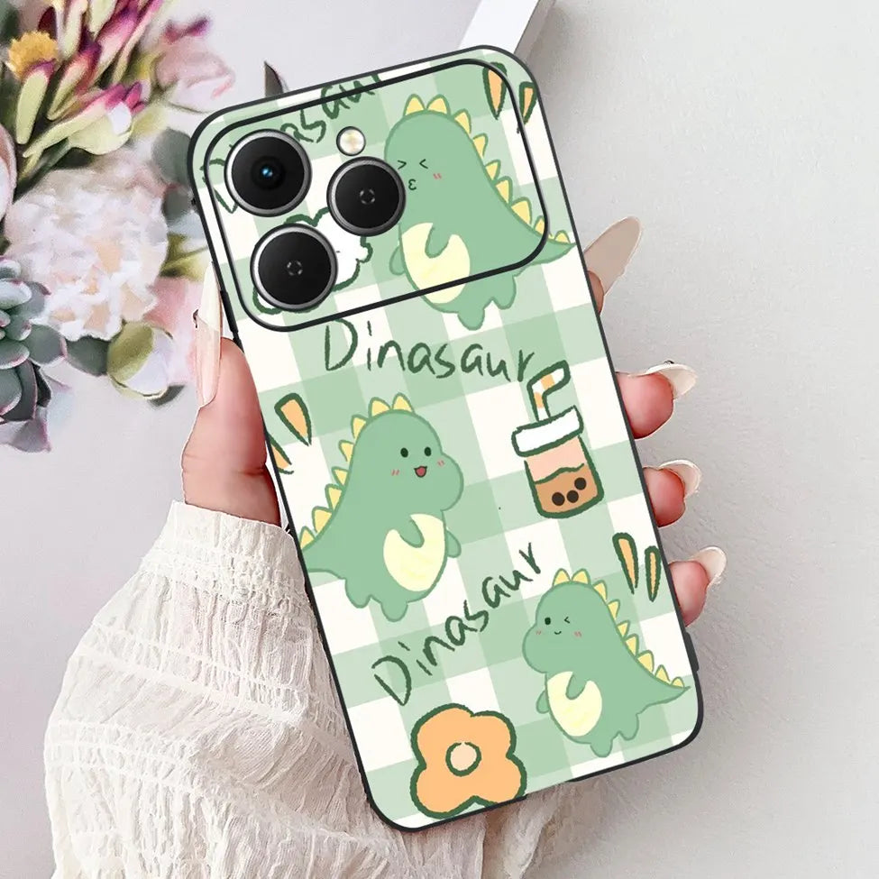 For Tecno Spark 40 Cover Case Luxury Fashion Butterfly Love Cute Cool Painted Back Cover For Techno Spark 40 Phone Case Silicone