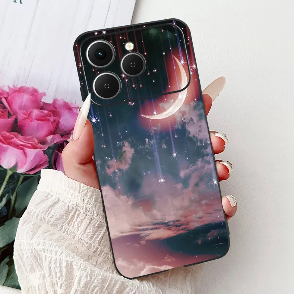 For Tecno Spark 40 Cover Case Luxury Fashion Butterfly Love Cute Cool Painted Back Cover For Techno Spark 40 Phone Case Silicone