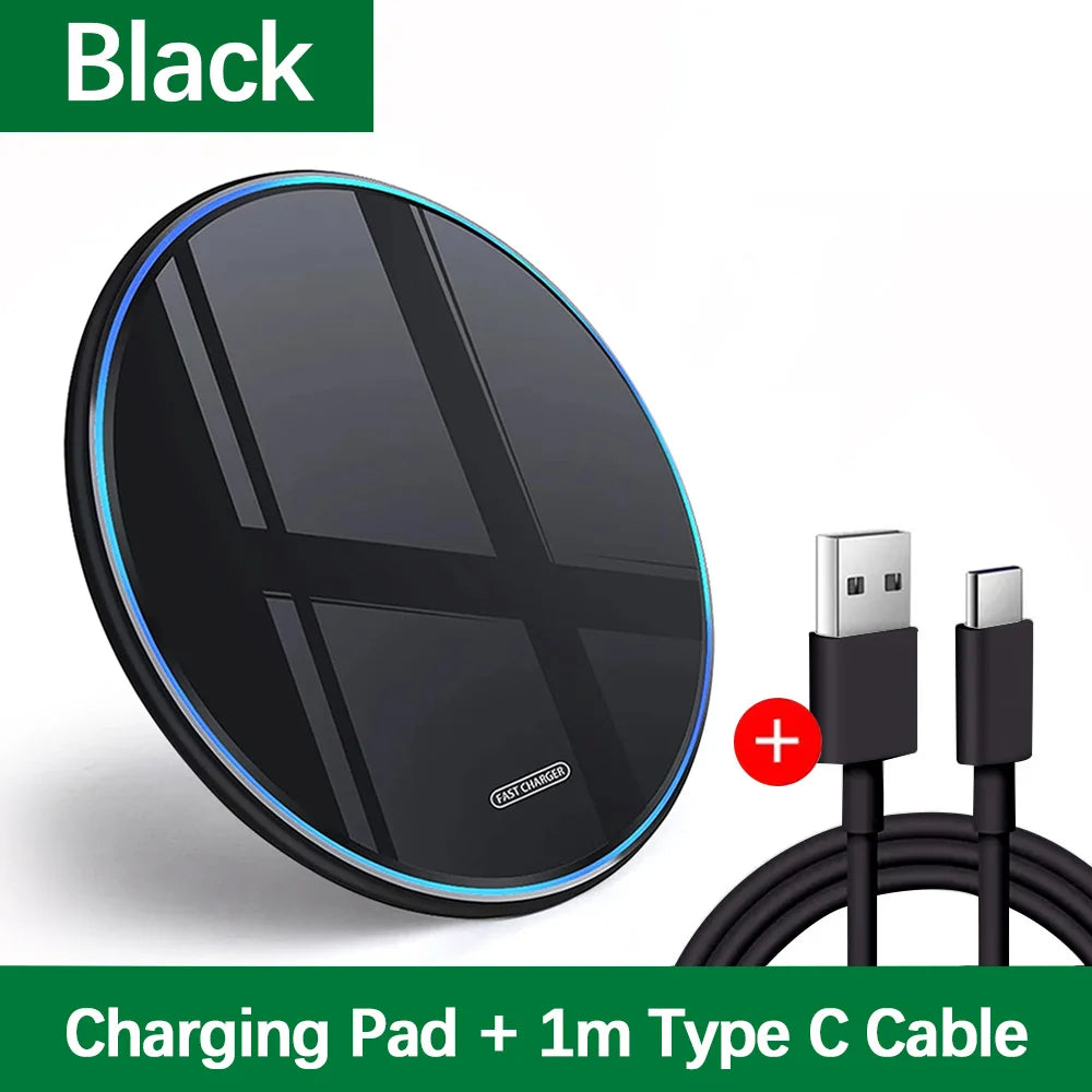 30W Wireless Charger for iPhone 15 14 13 12Samsung Xiaomi Phone Chargers Induction Fast Charging Dock Station
