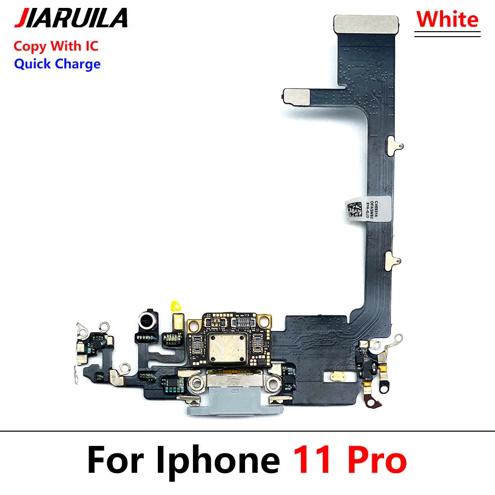 Charging Flex For Iphone 11 Pro / For IPhone 11 Pro Max USB Charger Port Dock Connector Plug With IC Board Ribbon Cable Replace