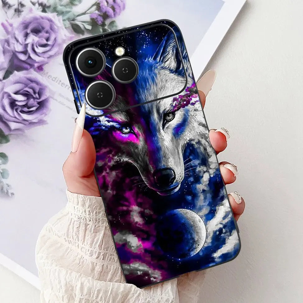 For Tecno Spark 40 Cover Case Luxury Fashion Butterfly Love Cute Cool Painted Back Cover For Techno Spark 40 Phone Case Silicone