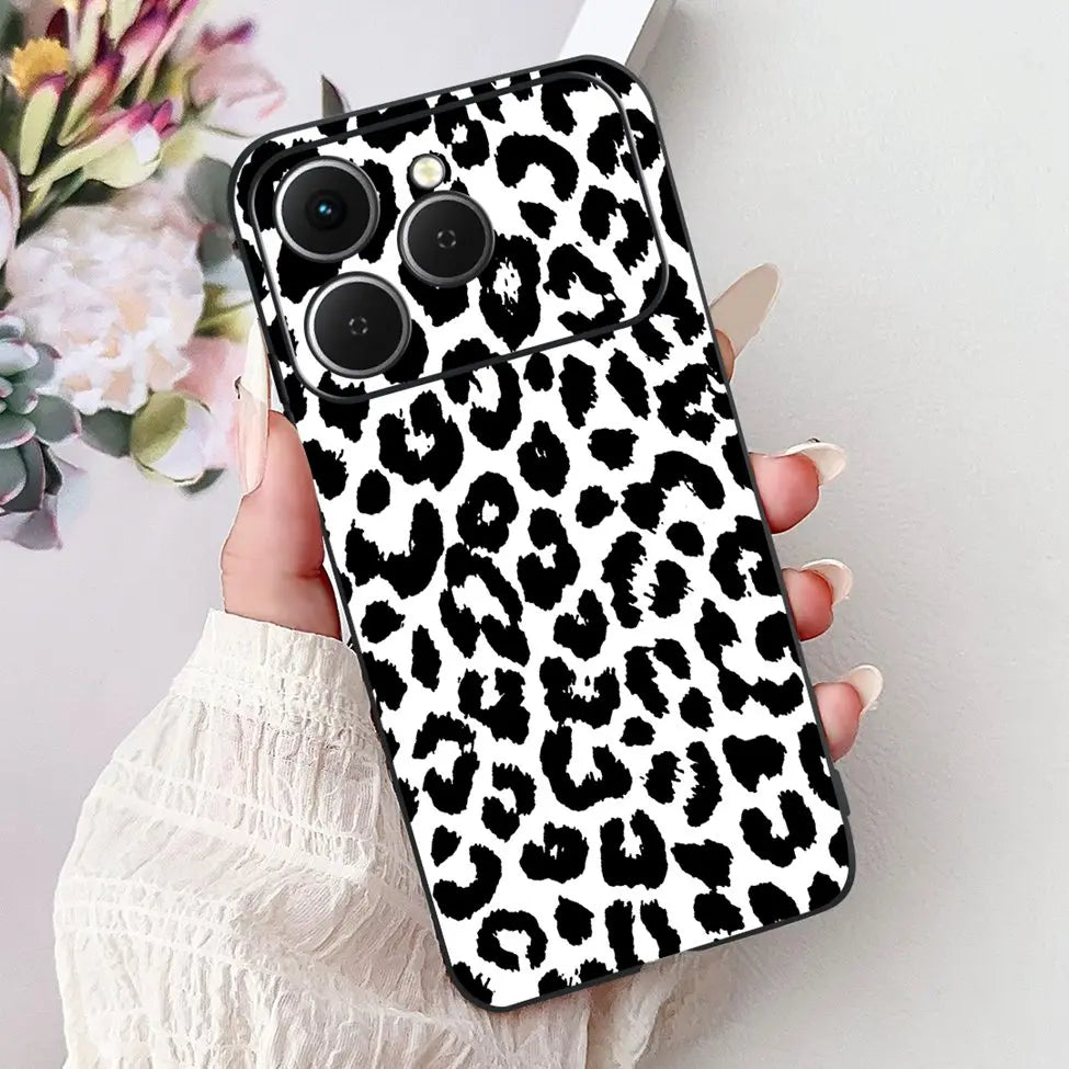 For Tecno Spark 40 Cover Case Luxury Fashion Butterfly Love Cute Cool Painted Back Cover For Techno Spark 40 Phone Case Silicone
