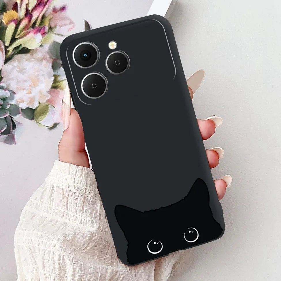 For Tecno Spark 40 Cover Case Luxury Fashion Butterfly Love Cute Cool Painted Back Cover For Techno Spark 40 Phone Case Silicone