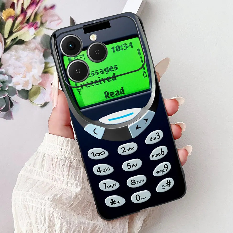 For Tecno Spark 40 Cover Case Luxury Fashion Butterfly Love Cute Cool Painted Back Cover For Techno Spark 40 Phone Case Silicone