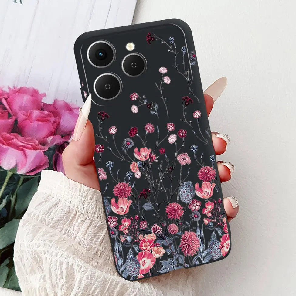 For Tecno Spark 40 Cover Case Luxury Fashion Butterfly Love Cute Cool Painted Back Cover For Techno Spark 40 Phone Case Silicone